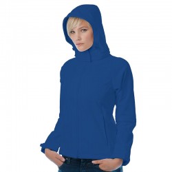 Plain Hooded softshell /women B&C